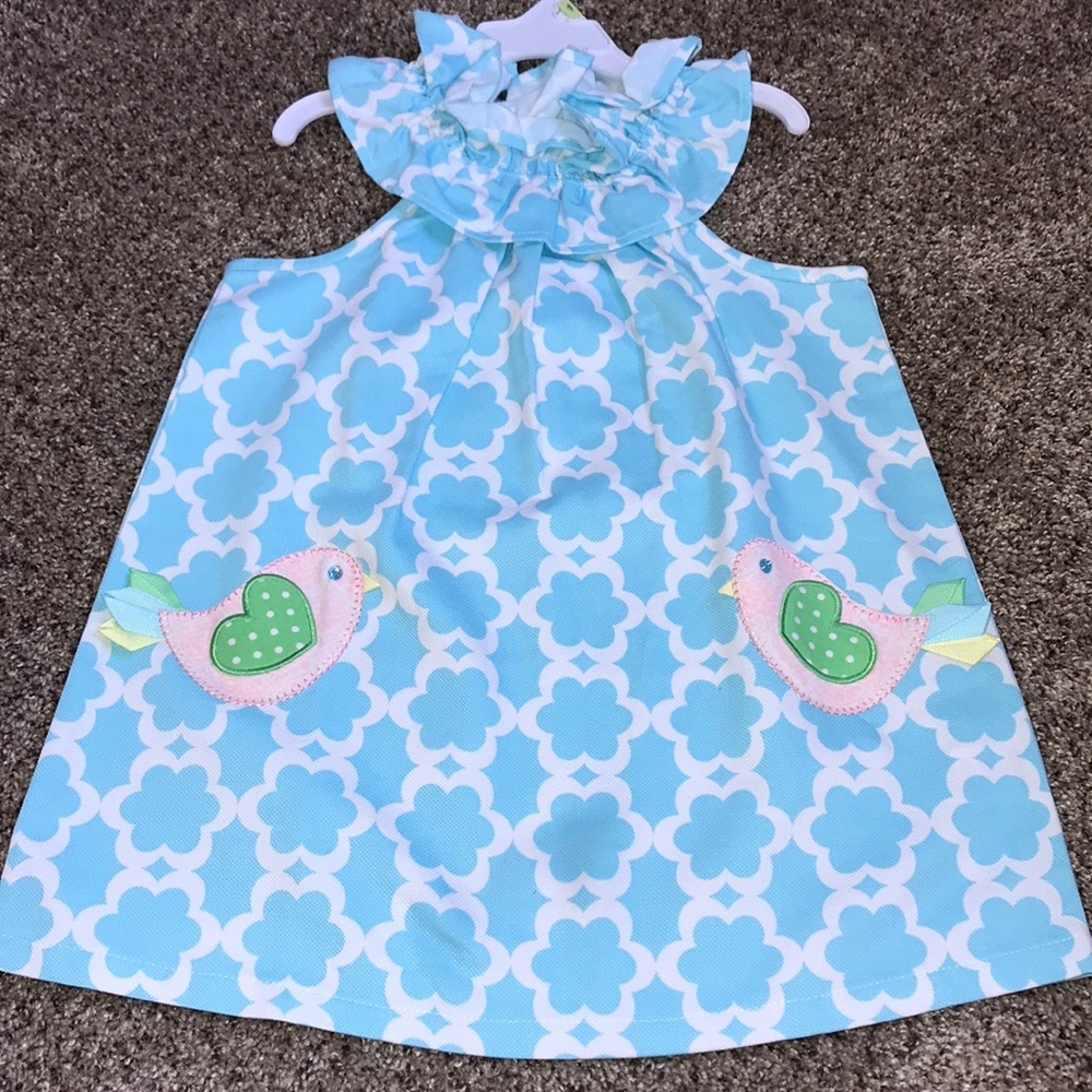 Mudpie spring bird dress